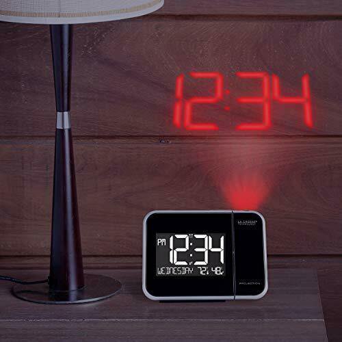 LA CROSSE W85923 Projection Alarm Clock with Indoor Temperature