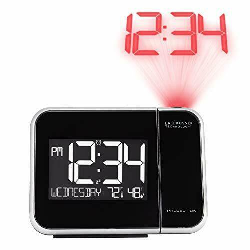 LA CROSSE W85923 Projection Alarm Clock with Indoor Temperature