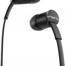 SOL REPUBLIC Jax Wired 1-Button In-Ear Headphones, Tangle Free Cable, In-Ear Noise Isolation, Black