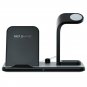Portable 3-in-1 Wireless Charger Fast Charging Stand for iWatch for iPhone for Airpods