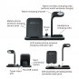 Portable 3-in-1 Wireless Charger Fast Charging Stand for iWatch for iPhone for Airpods