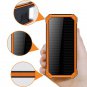 Mobile Solar Charger VOLTSTECH Power Bank 1A/2A Dual USB output, 6-LED Flash Light
