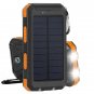 2020 Solar Power Bank 2.1A output with Dual USB ports and Flash Light - VOLTSTECH (35% OFF)