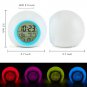 Kids Alarm Digital Clock, Children's Light Alarm. 7 color changing LED ( 40% OFF )