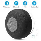 Water-Proof Bluetooth Voltstech Shower Wireless Speaker with Built-in Mic and suction cup - Black