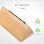 Wooden alarm clock triangle shaped Temperature Voice control Desk clock - Bamboo (2020 UPDATED)