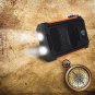 2020 Solar Power Bank 2.1A output with Dual USB ports and Flash Light - VOLTSTECH (35% OFF)