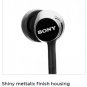 Sony Earbuds, in-Ear Headphones and Volume Control, Built-in Mic Earphones, Black (MDREX155AP/B)