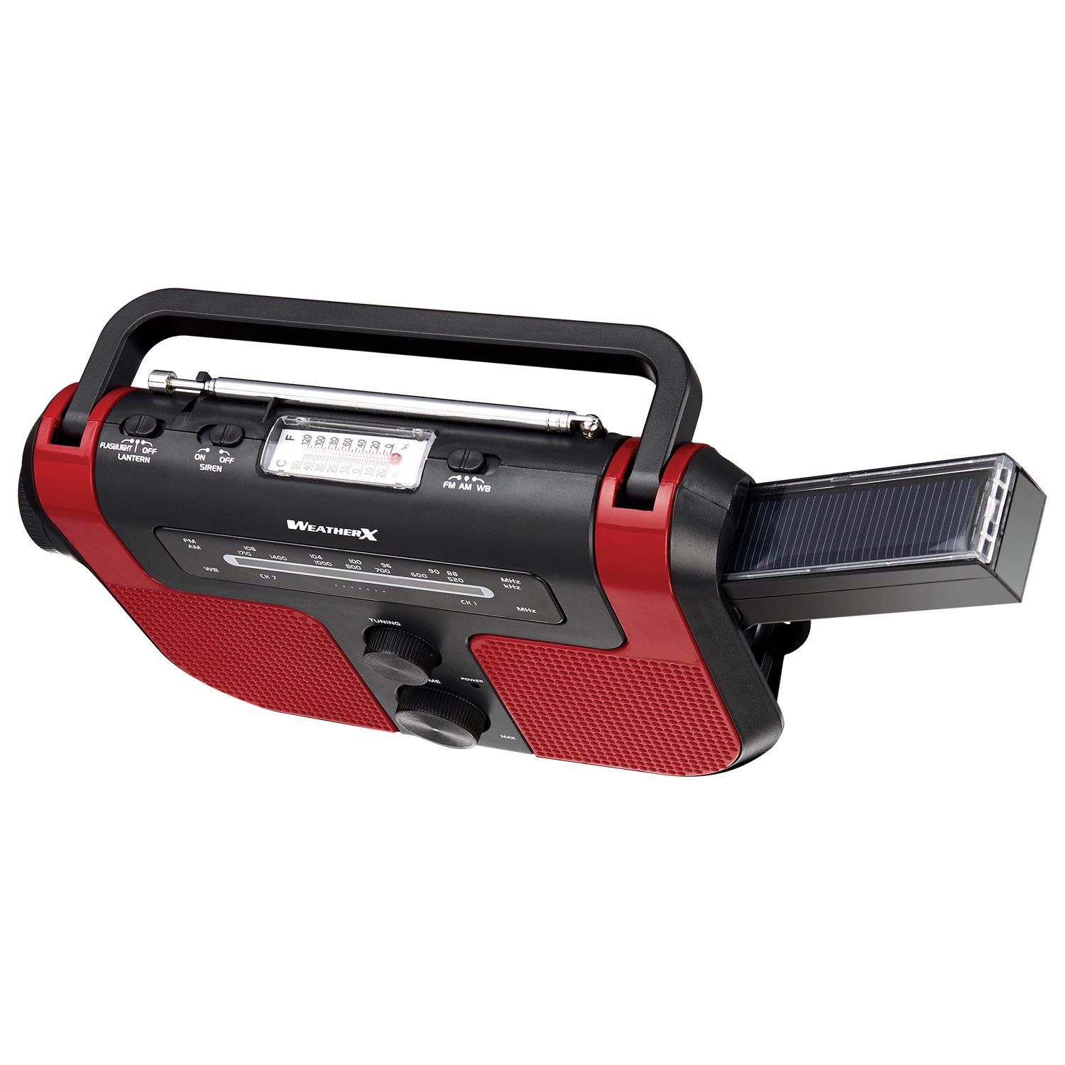 Weather X WR383R AM/FM/Weather Radio with Flashlight