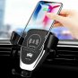 Car Mount Qi Wireless Charger Air Vent Phone Holder Fast Charging For Cellphones