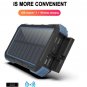 Portable Wireless Charging Power Bank Solar Powered 26800mAh Outdoor Charger