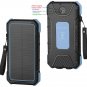 Portable Wireless Charging Power Bank Solar Powered 26800mAh Outdoor Charger