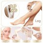 Painless Hair Remover 4D Trimmer Cordless Shaver USB Rechargeable Epilator IPX7