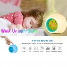 2020 7-Colors Changing LED Nightlight Digital Calendar Temp Alarm Clock For Kids