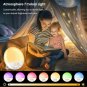 Sunrise Alarm Clock Wake-up 7-color Light simulation Sleep Aid with FM Radio