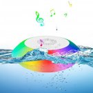 2022 waterproof floating Bluetooth wireless speaker IPX7 with colorful LED light