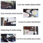360Â° Rearview Mirror Phone Holder Multifunctional Adjustable Rotating Cradle
