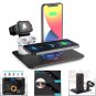15w Fast 4-In-1 Qi Wireless Charging station For mobile phone earphone iwatch