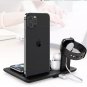 15w Fast 4-In-1 Qi Wireless Charging station For mobile phone earphone iwatch