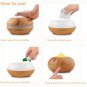 Aroma Diffuser for Essential Oils 550ml Ultrasonic Aromatherapy Diffuser 4 Timer