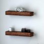 24-in Distressed Floating Shelves (2 Pieces)