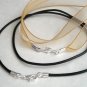 Custom Sized - Single Cord, Necklace, Pendant Cord, Satin Rattail, Organza Ribbon, Genuine Leather