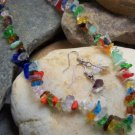 NEW MULTICOLOR WESTERN NATURAL NUGGET NECKLACE SET
