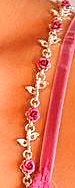 bra straps with pink roses for every day  New in box