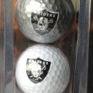Oakland Raiders gold balls  Approved NFL 3 pack  NEW in box