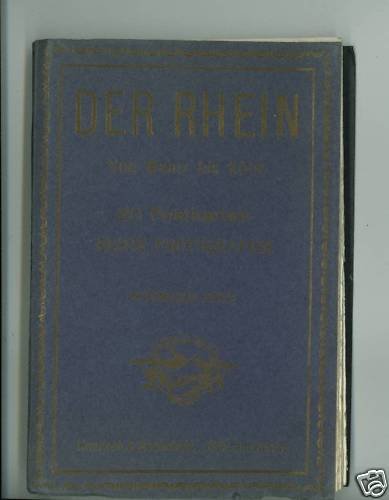 DER RHEIN VON MAINZ BIS KOLN GERMANY 20 RP POSTCARDS