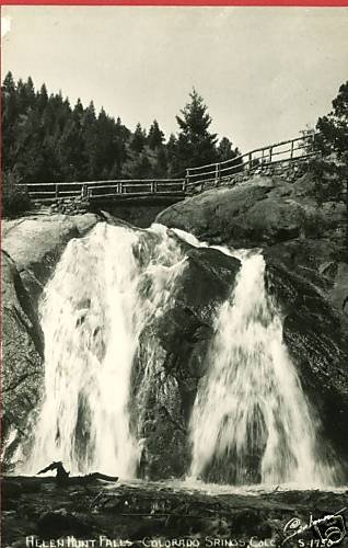 RPPC HELEN HUNT FALLS COLORADO SPRINGS CO SANBORN RPPC