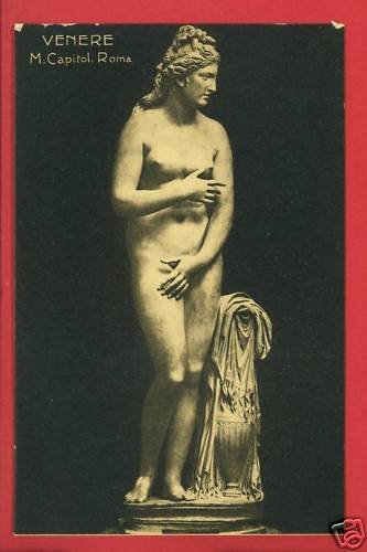 VENERE STATUE ROMA MUSEE MUSEUM CAPITOL POSTCARD