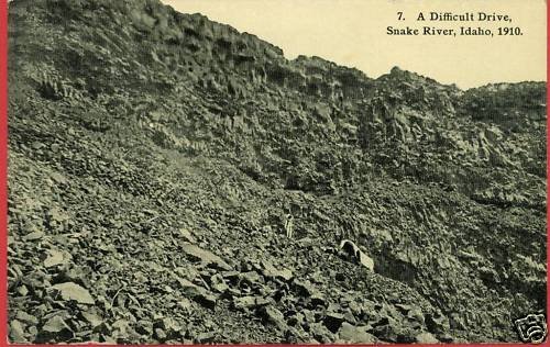 SNAKE RIVER IDAHO ID OREGON TRAIL EXPEDITION POSTCARD