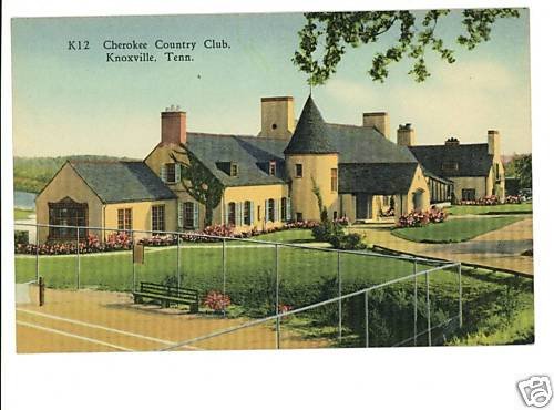 KNOXVILLE TN CHEROKEE COUNTRY CLUB POSTCARD