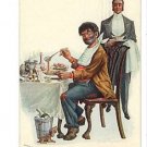 R HILL LUCKY DOG SERIES NO 4  BUM EATING W SERVANT 1906