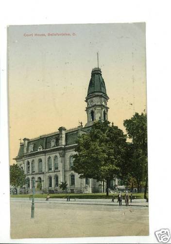 RPO BELLEFONTAINE OH OHIO COURT HOUSE WIANT POSTCARD