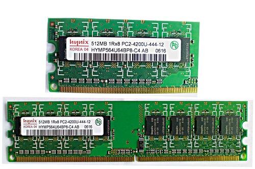 Hynix 1Rx8 PC2 4200U 444 12 512MB RAM 2 Available hynix-1rx8-pc2-4200u-444-12-512mb-ram-2-available