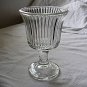 Glass Pedestal Candle Holder Excellent Condition