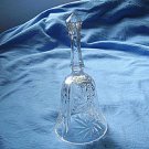 Vintage Patterned Glass Bell 5 1/8" Tall