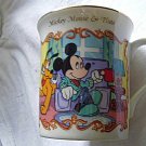 Mickey Mouse & Pluto Coffee Mug Dated 1999 Made by Lenox