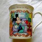 Mickey Mouse & Pluto Coffee Mug Dated 1999 Made by Lenox