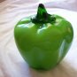 Art Glass Green Bell Pepper Original Size