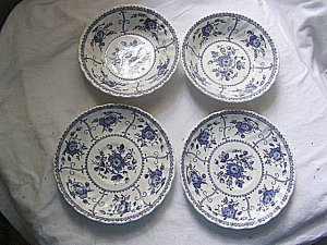 Johnson Bros. Ironstone Indies Pattern Made in England 4 Pieces