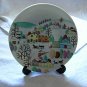 Collectible Vintage Plate & Stand Made in Japan Beautiful Hand Painted Scene