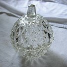 Covered Glass Trinket Box Beautiful Pattern Ex.Cond.