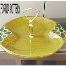 California Pottery U.S.A. Signed Tidbit Tray