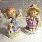 Avon Figurines Lot of 2 Cherished Moments & Little Things Dated 1983