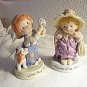Avon Figurines Lot of 2 Cherished Moments & Little Things Dated 1983