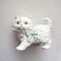 White Cat Figurines Lot of 2 Made by Homco (Home Interiors)