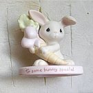 Jonathan & David Signed Rabbit w/Carrot Figurine 1982 Enesco